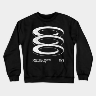 Cocteau Twins / Minimalist Graphic Fan Art Design Crewneck Sweatshirt